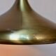 Suspension Space Age brushed brass with copper interior from the 60s-70s.