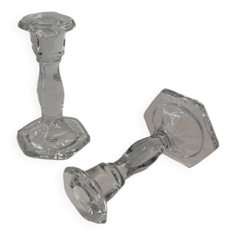 Vintage Glass Candle Holder