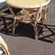 Wicker garden lounge