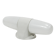 White double wall lamp Bauhaus Wilhelm Wagenfeld, Linder Germany, 1950s