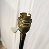 Yellow scoubidou floor lamp 1960