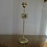 Lampe "soleil" en bronze années 80