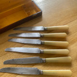 Box of 6 antique knives