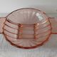 Vintage pink glass fruit cup year 40-50