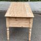 Scandinavian cocktail desk renovated in solid wood from the 90s.