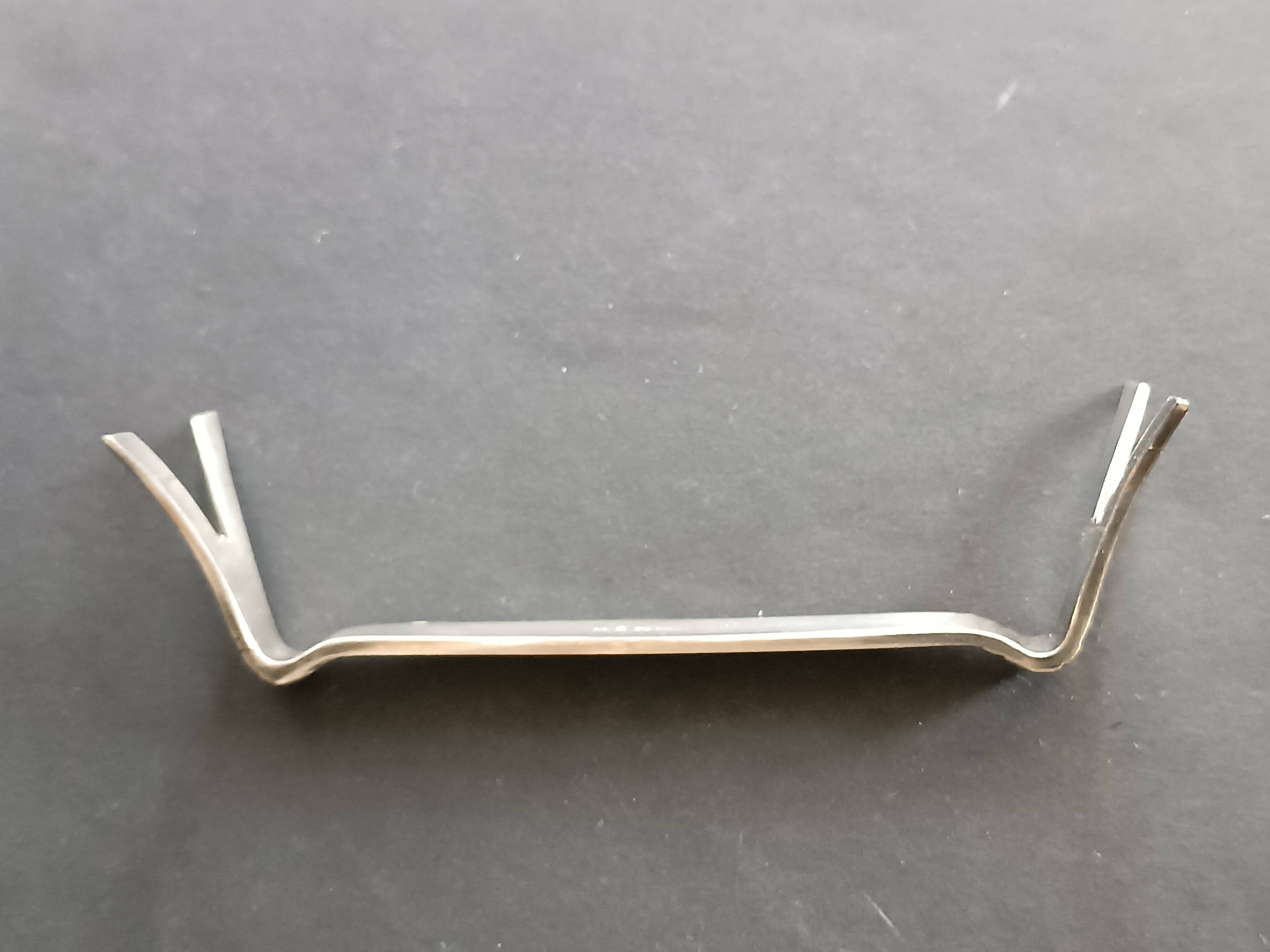 WMF, eight silver-plated knife rests, palmette decoration 1880