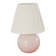 Lampe boule à poser en opaline, rose, art déco, 1930