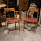 Paire de chaises années 50