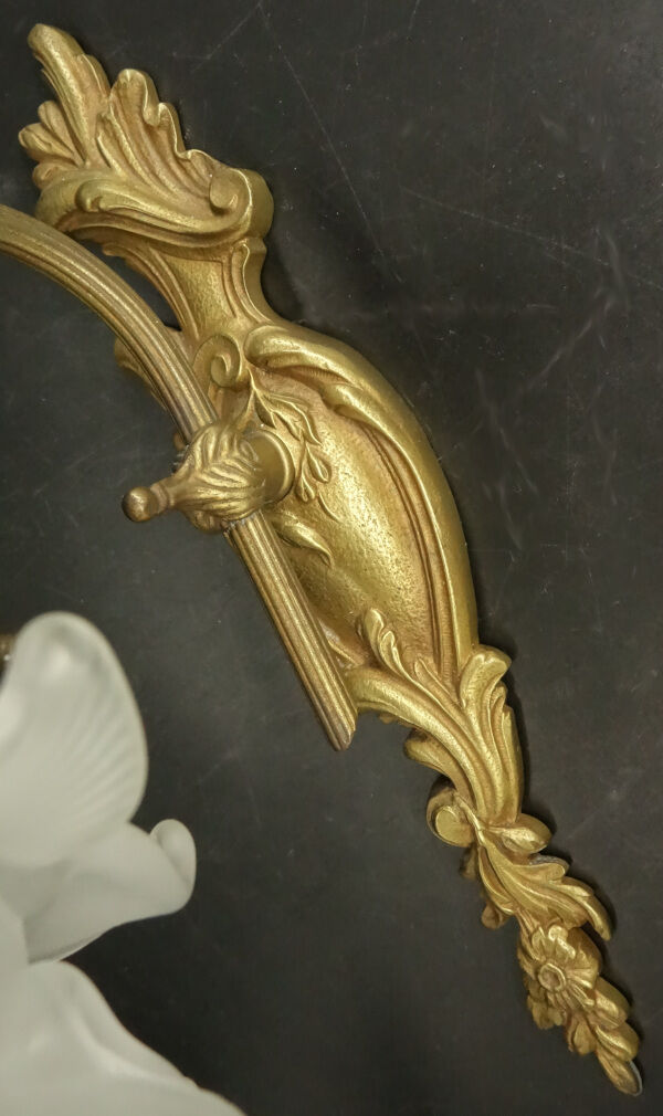 Pair of Louis XV style wall lamps