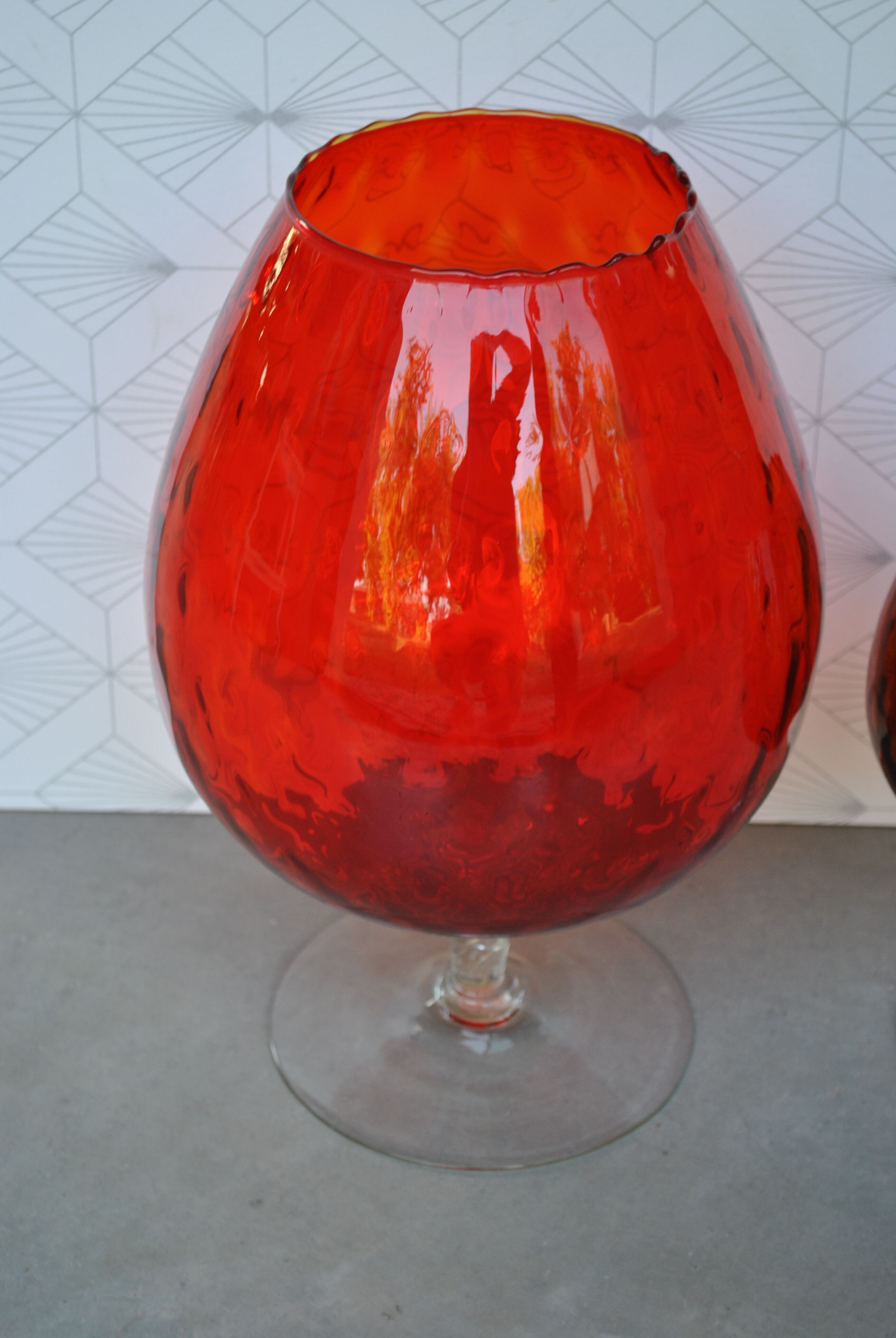 Paire de vases coupe Empoli