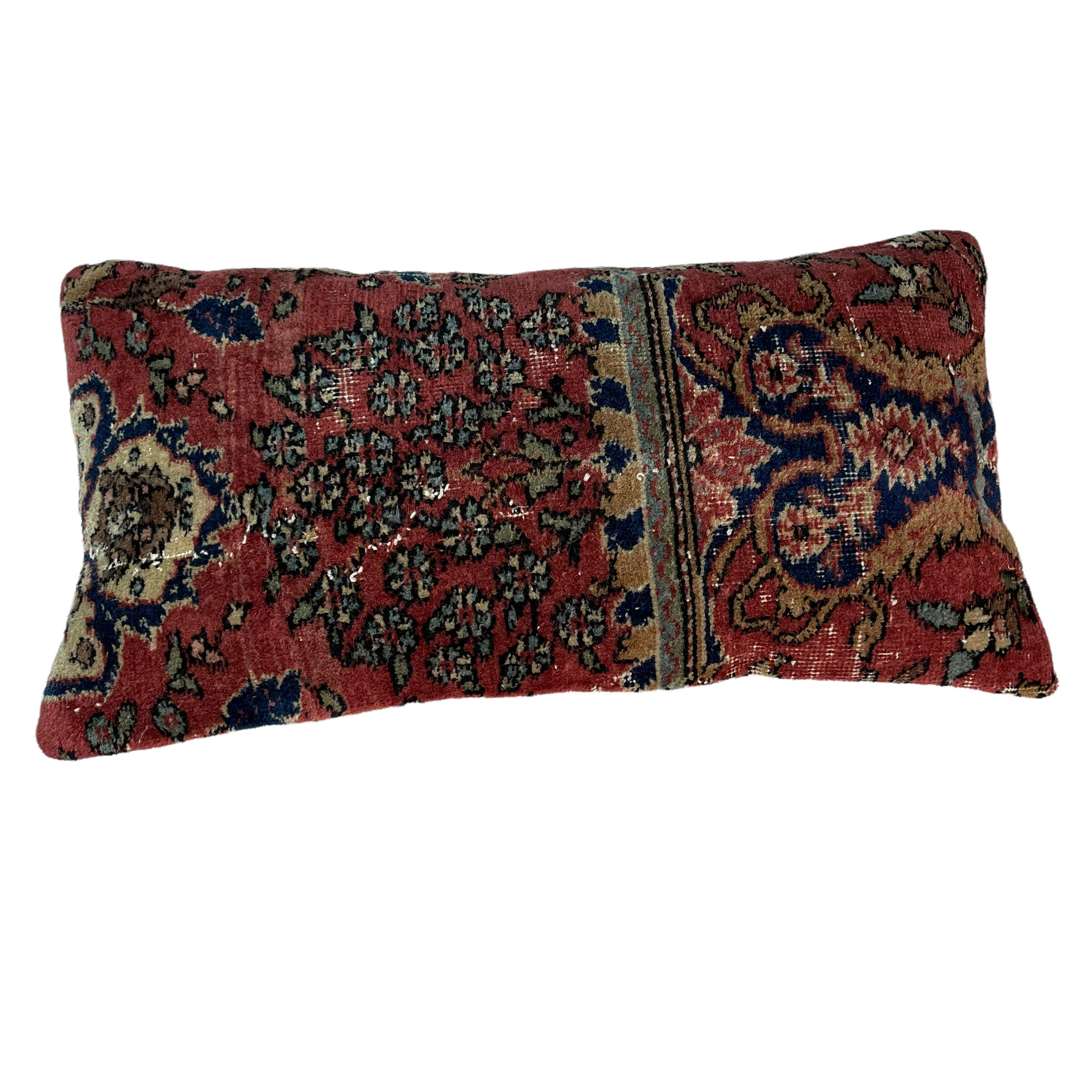 Vintage turkish handmade cushion cover, 30 x 60 cm