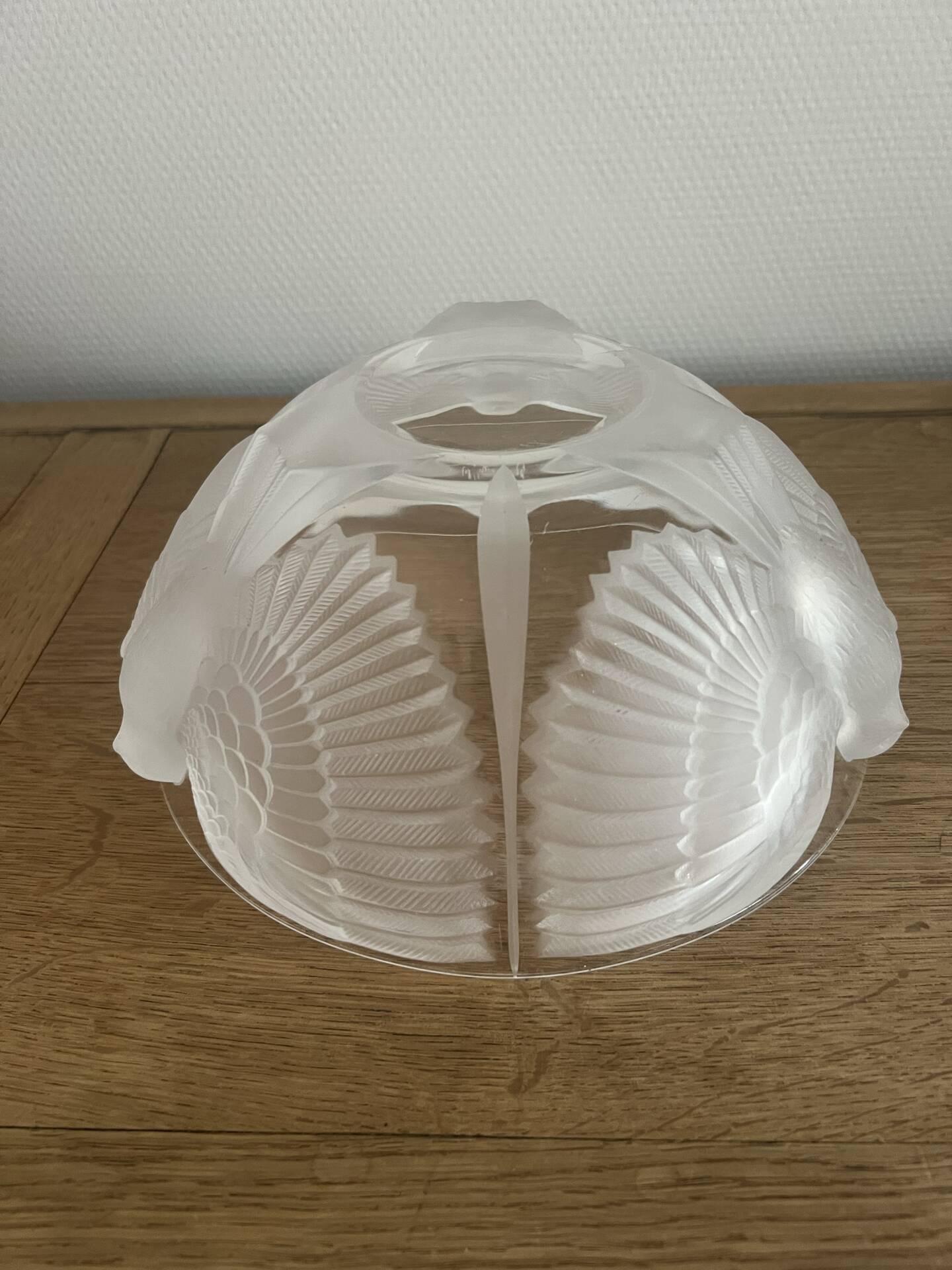 Crystal salad bowl JG Durand model Paloma