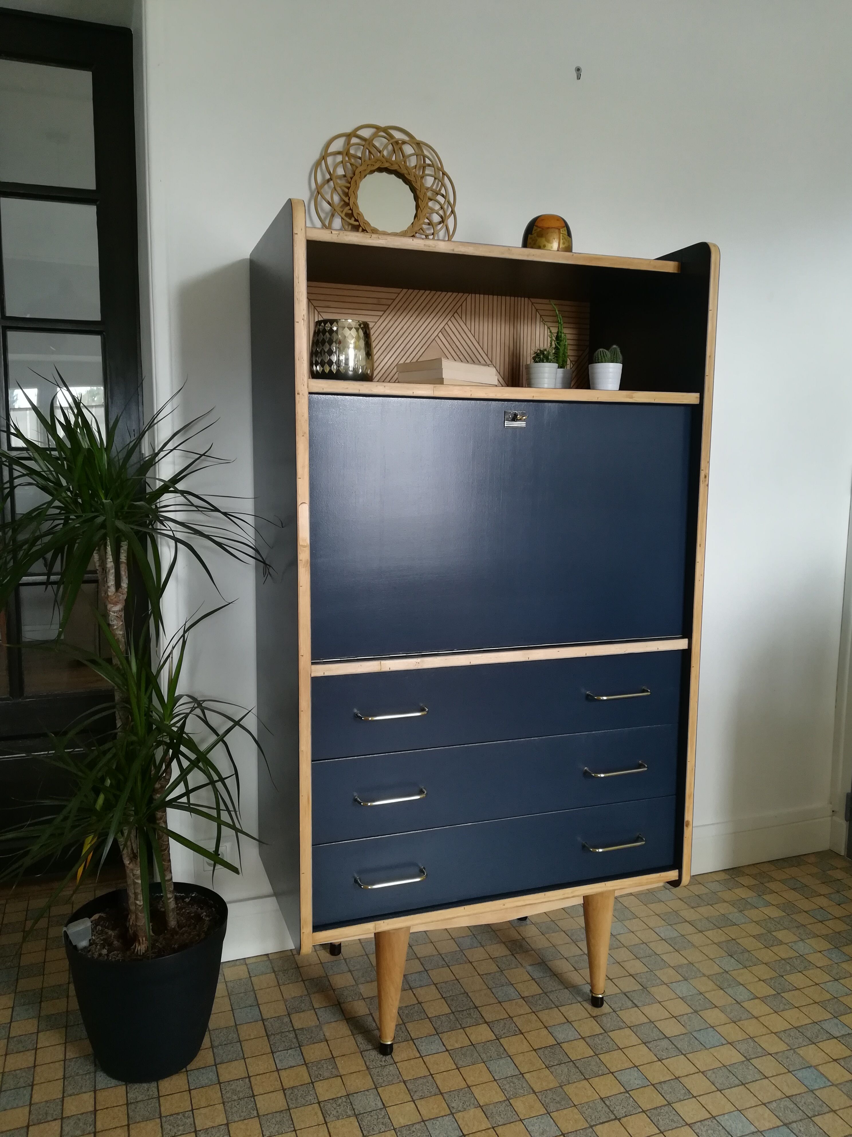 Vintage writing desk 50/60
