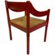 Fauteuil Carimate modèle 892 Vico Magistretti pour Cassina en rouge