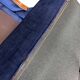 Vintage blue baroque sofa / three-seater / armchair