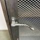 Industrial Iron Cabinet with Mesh Door, 1960s