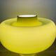 Mid-century design green glass Swedish table lamp, 1970s