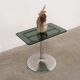 Glass coffee table, Italian design, 1970s, manufactured by Allegri