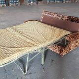 Canapé convertible en velours 1970