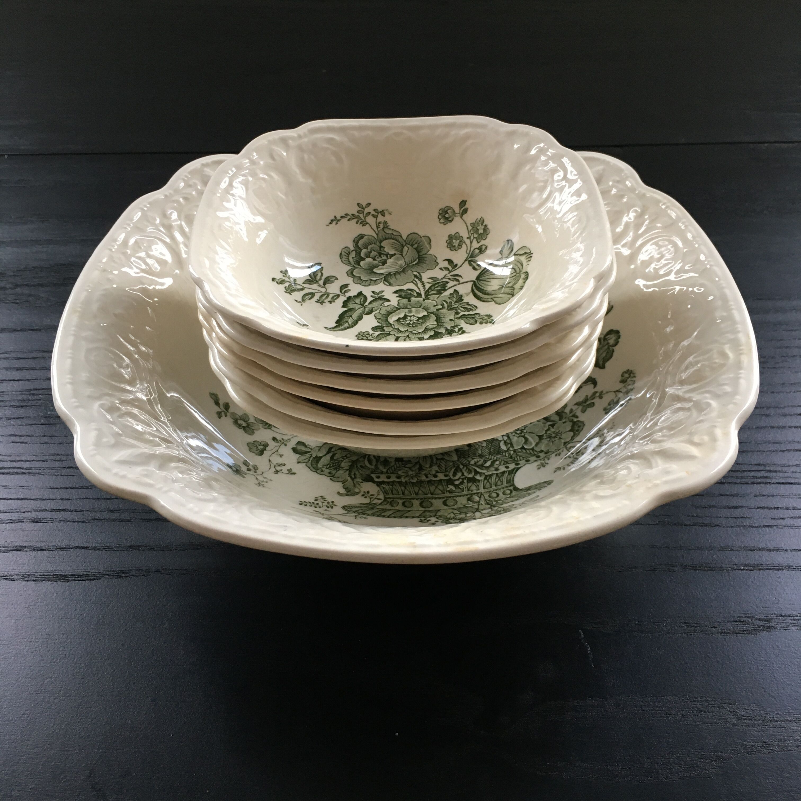 English porcelain salad