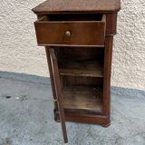 Walnut bedside table 1940-50