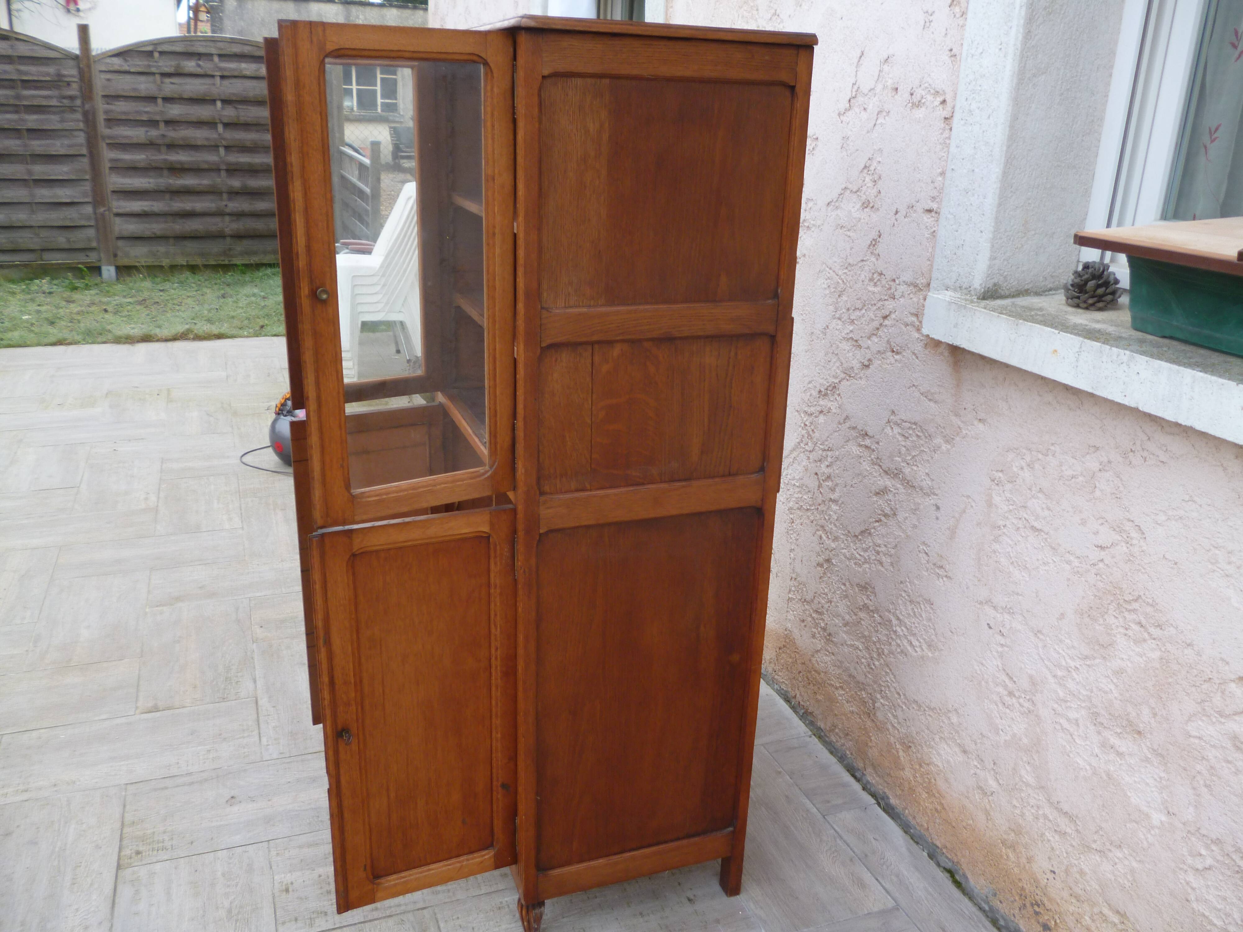 Parisian buffet antique showcase