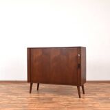 Mid-Century Danish Teak Tambour Doors Sideboard, 1960s