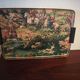 Plateau repas 1960 decor chasse a courre
