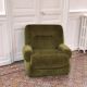 Fauteuil vintage en velours