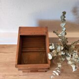 Curtain file cabinet with drawers