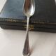 Series of 11 small silver metal spoons