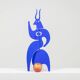 Antonine de Saint Pierre. Blue “Tauride” sculpture. Contemporary.