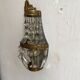 Wall light with pendants and brass hot air balloon
