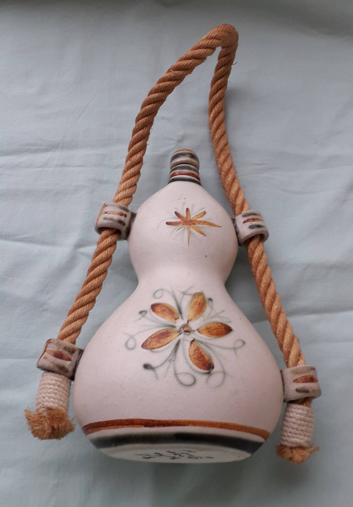 Quimper Kéraluc faience flask