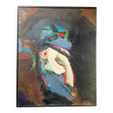 Abstraction on canvas - contemporary school