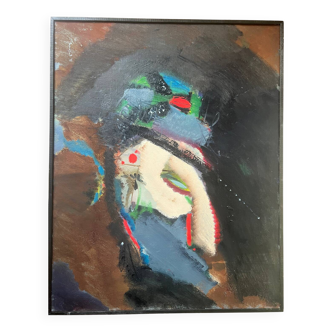 Abstraction on canvas - contemporary school