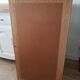 Golden rectangular mirror - 63x116cm