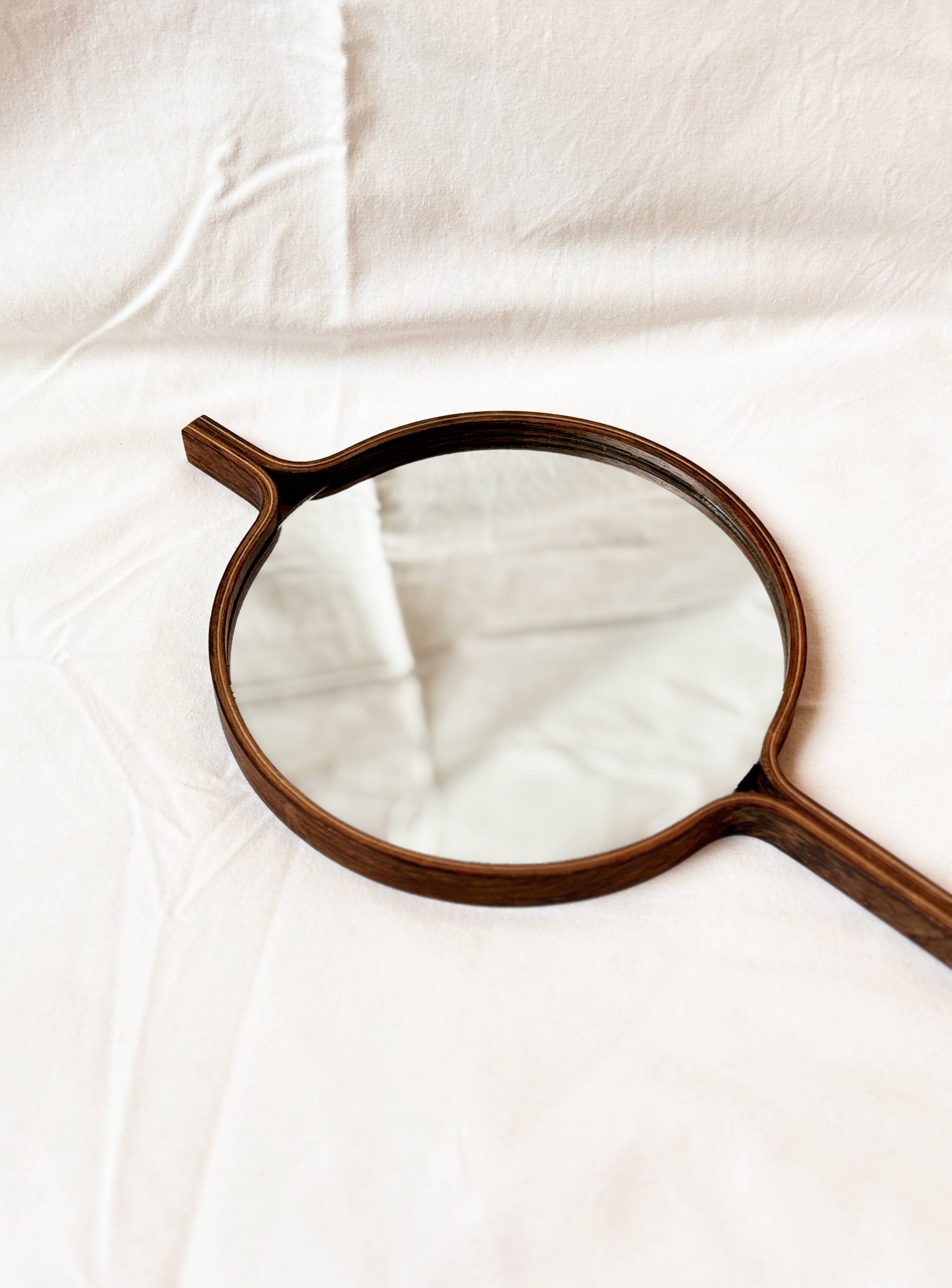 Double-sided Danish mirror, Bech & Starup for Den Permanente