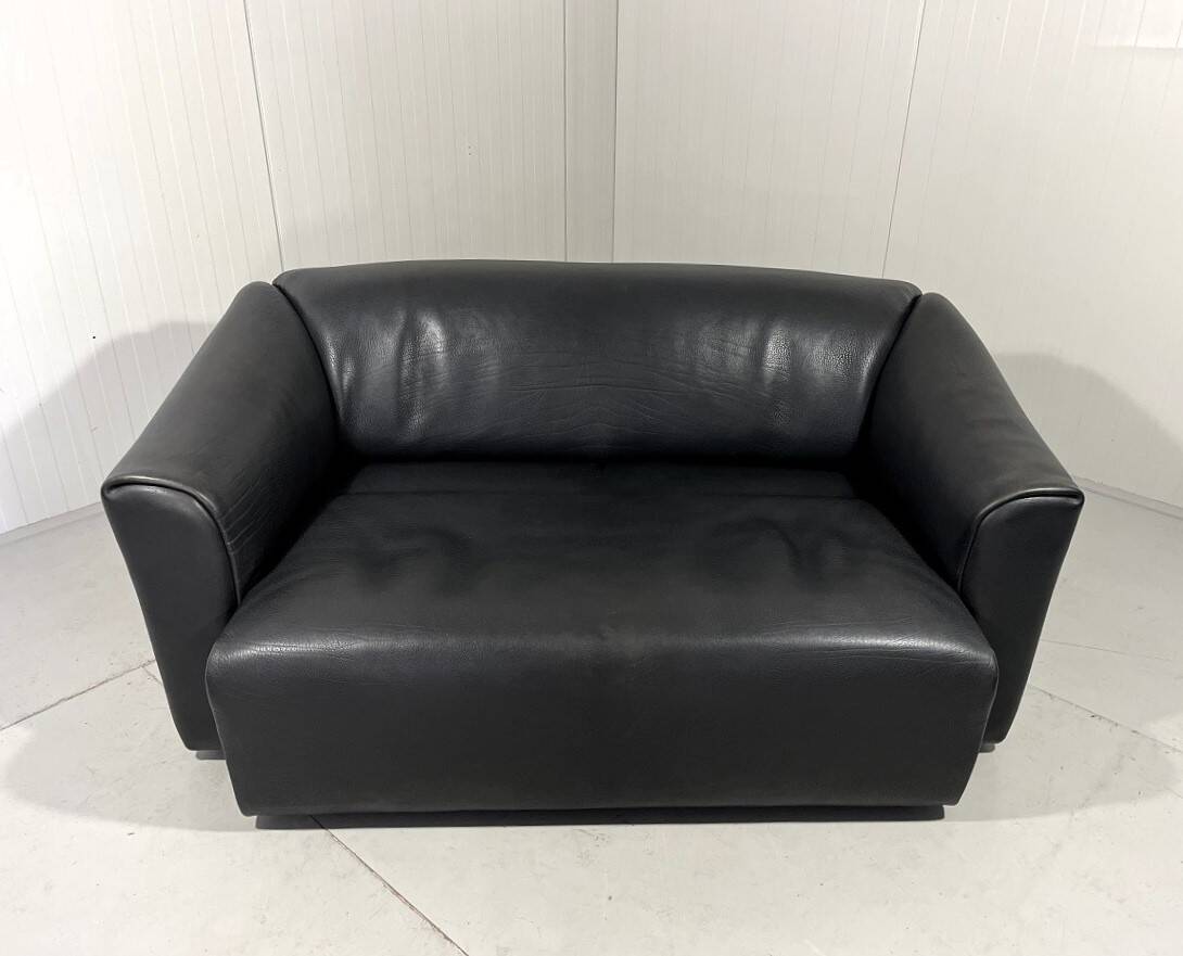 De Sede DS 47 dark brown neckleather 2-1/2 seats sofa
