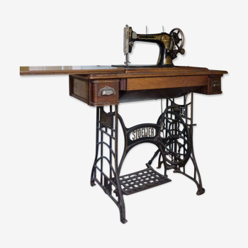 Old Stoewer pedal sewing machine