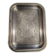 Plateau en métal argenté