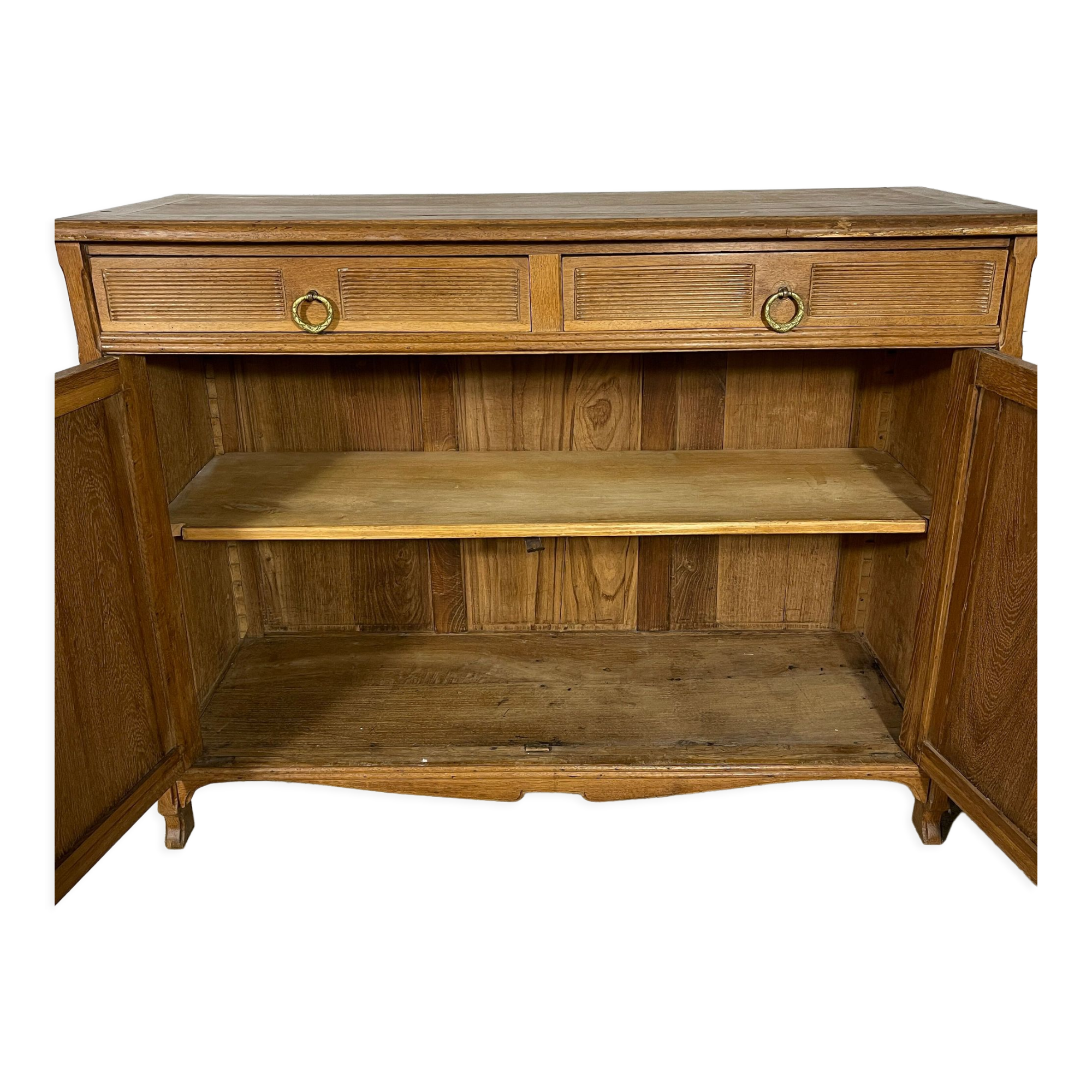 Vintage Parisian wooden sideboard