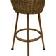 Set of four vintage rattan bar stools 1960 Nederland Design