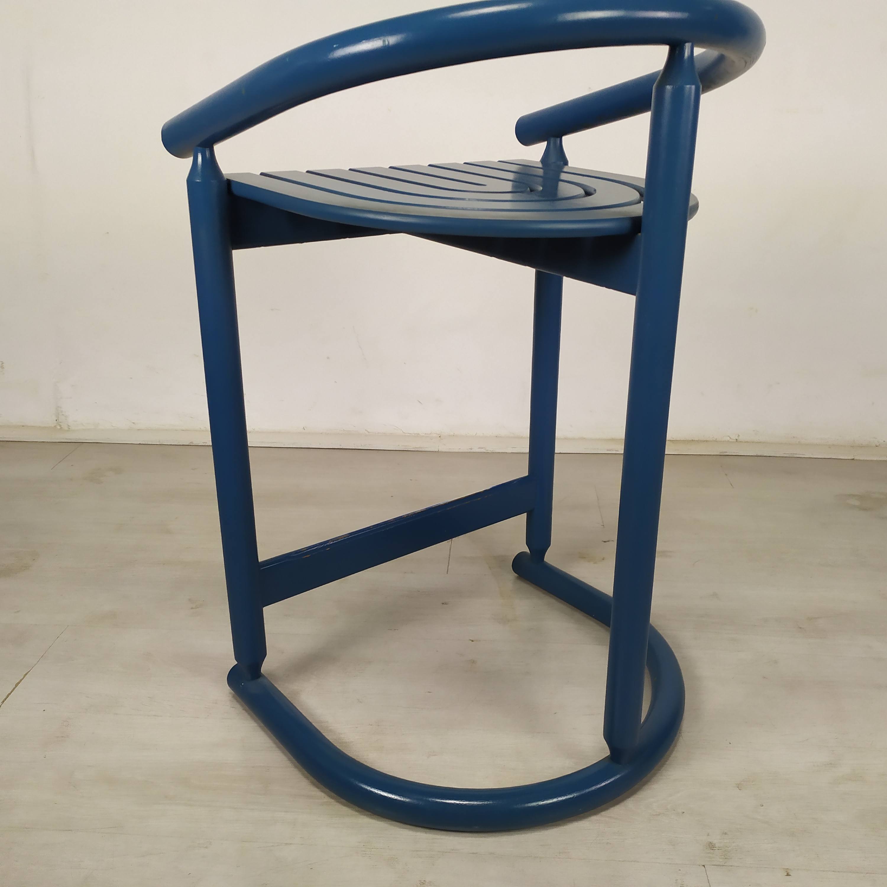 Vintage blue bar stools