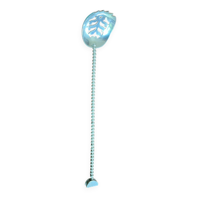 Cuillère métal argenté Art déco vintage