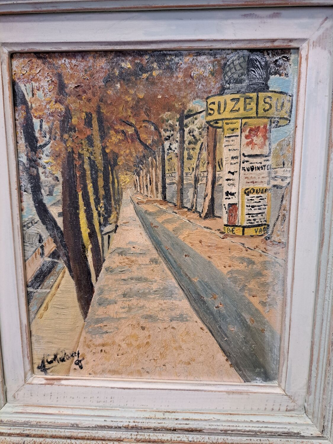 Painting rue de Paris