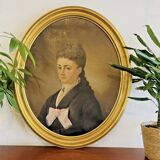 19th century female portrait – Oil on canvas