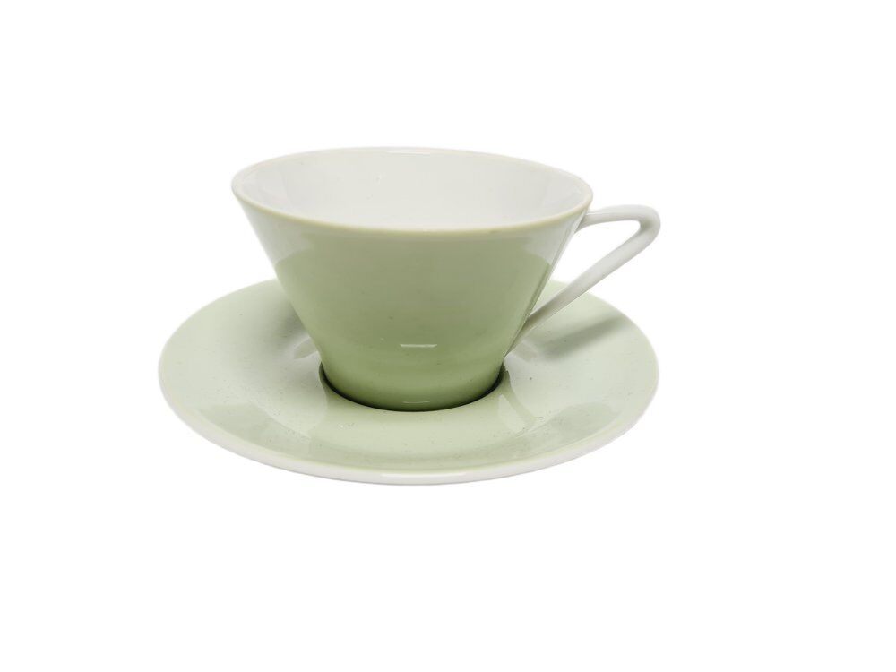 Postmodern cup and saucer, Austria, 1960s, set of 2