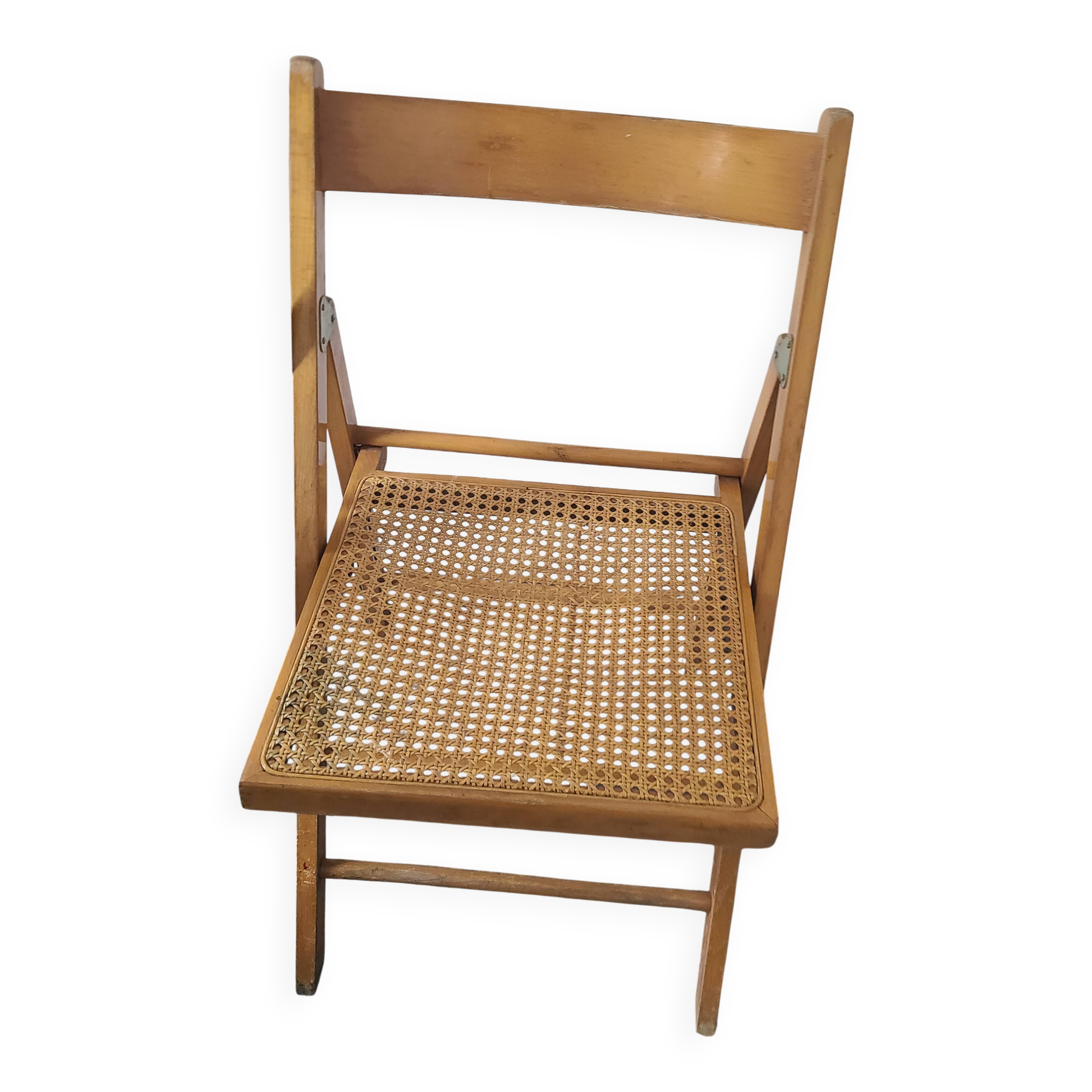 Wooden folding chair