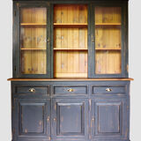 Patinated black cupboard